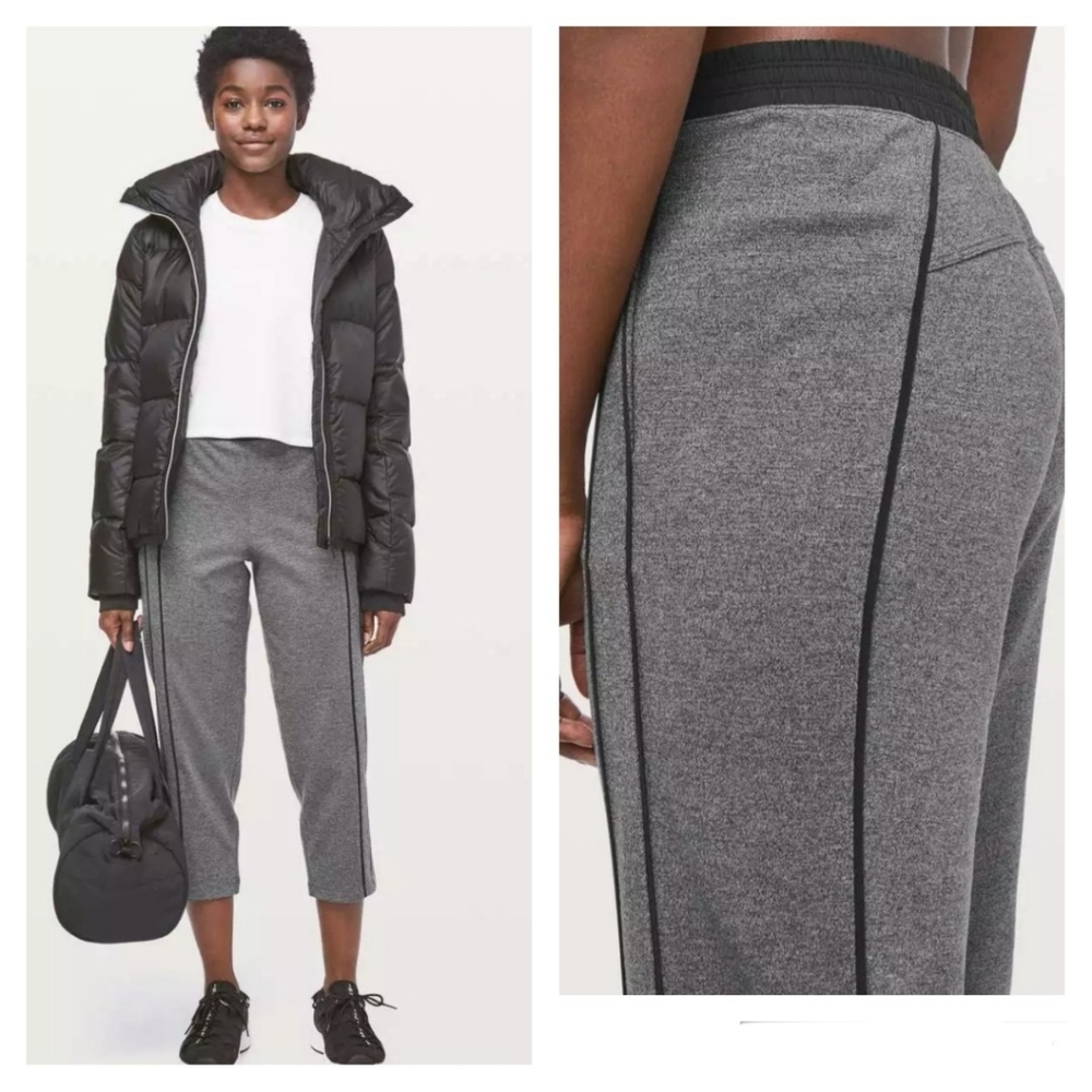 Lululemon Light Strides Cropped Gray Ankle Pant Size 6 Lulu